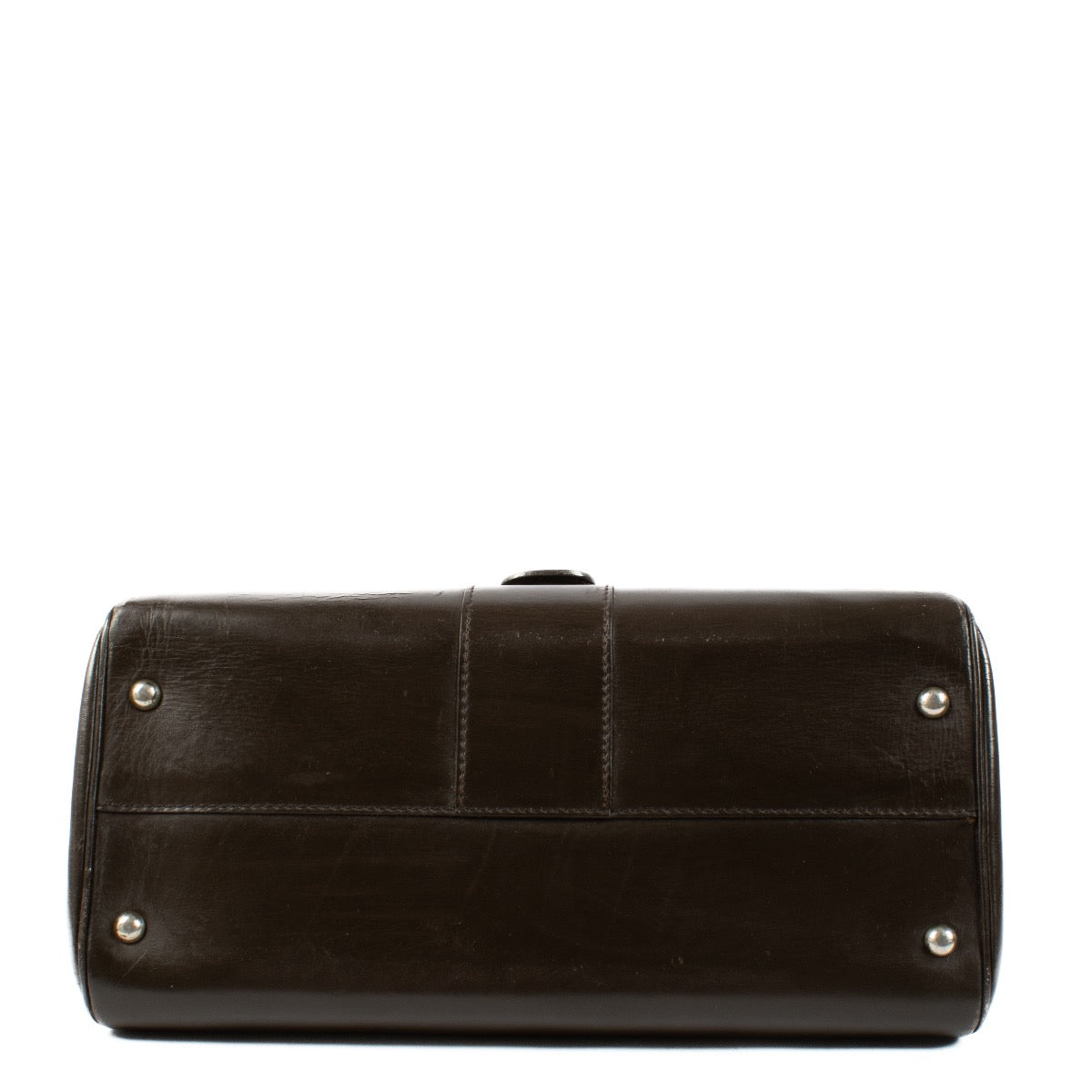 shop 100% authentic second hand Delvaux Brown Box Brillant MM Bag on Labellov.com