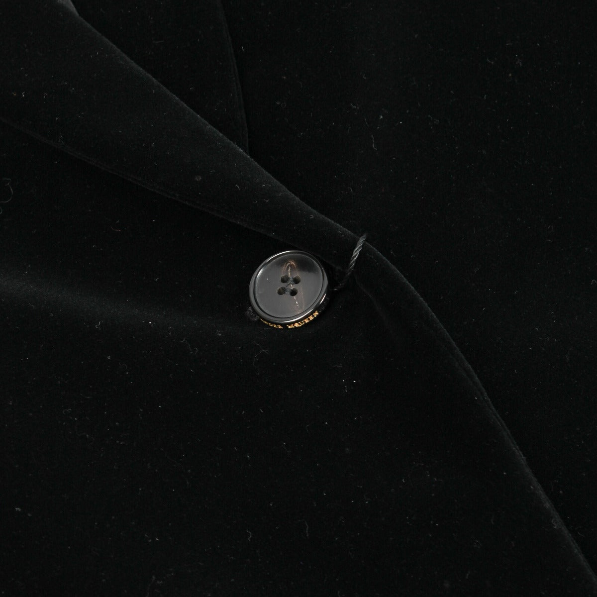 Blazer en velours noir Alexander McQueen - Taille 42