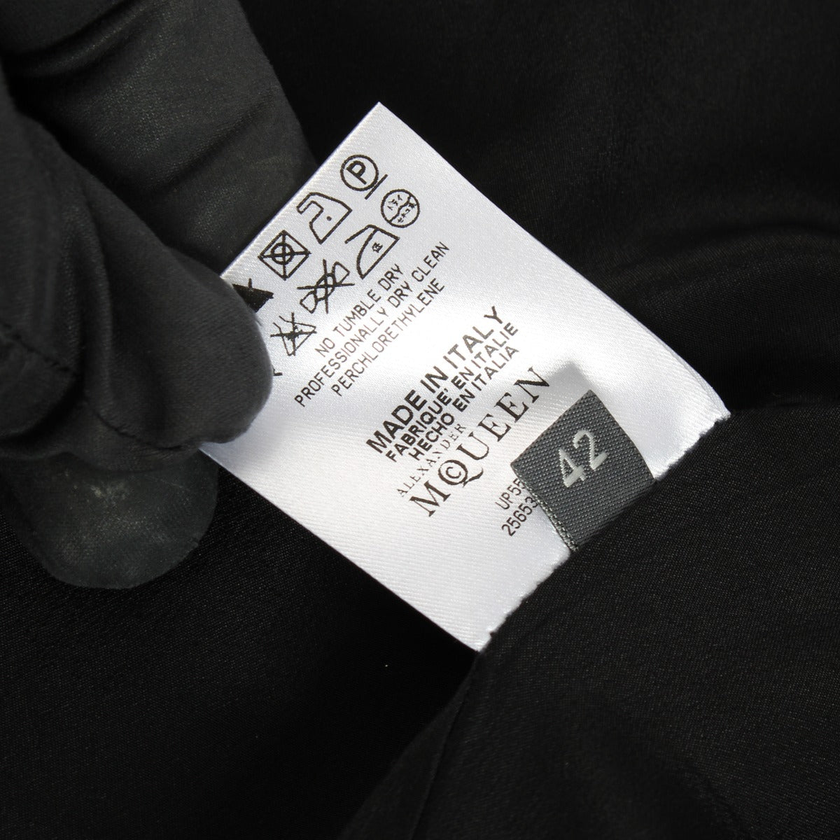 Blazer en velours noir Alexander McQueen - Taille 42