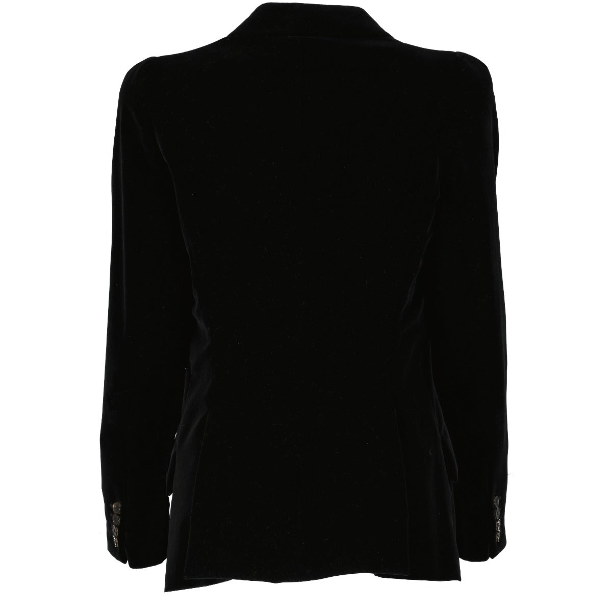 Blazer en velours noir Alexander McQueen - Taille 42