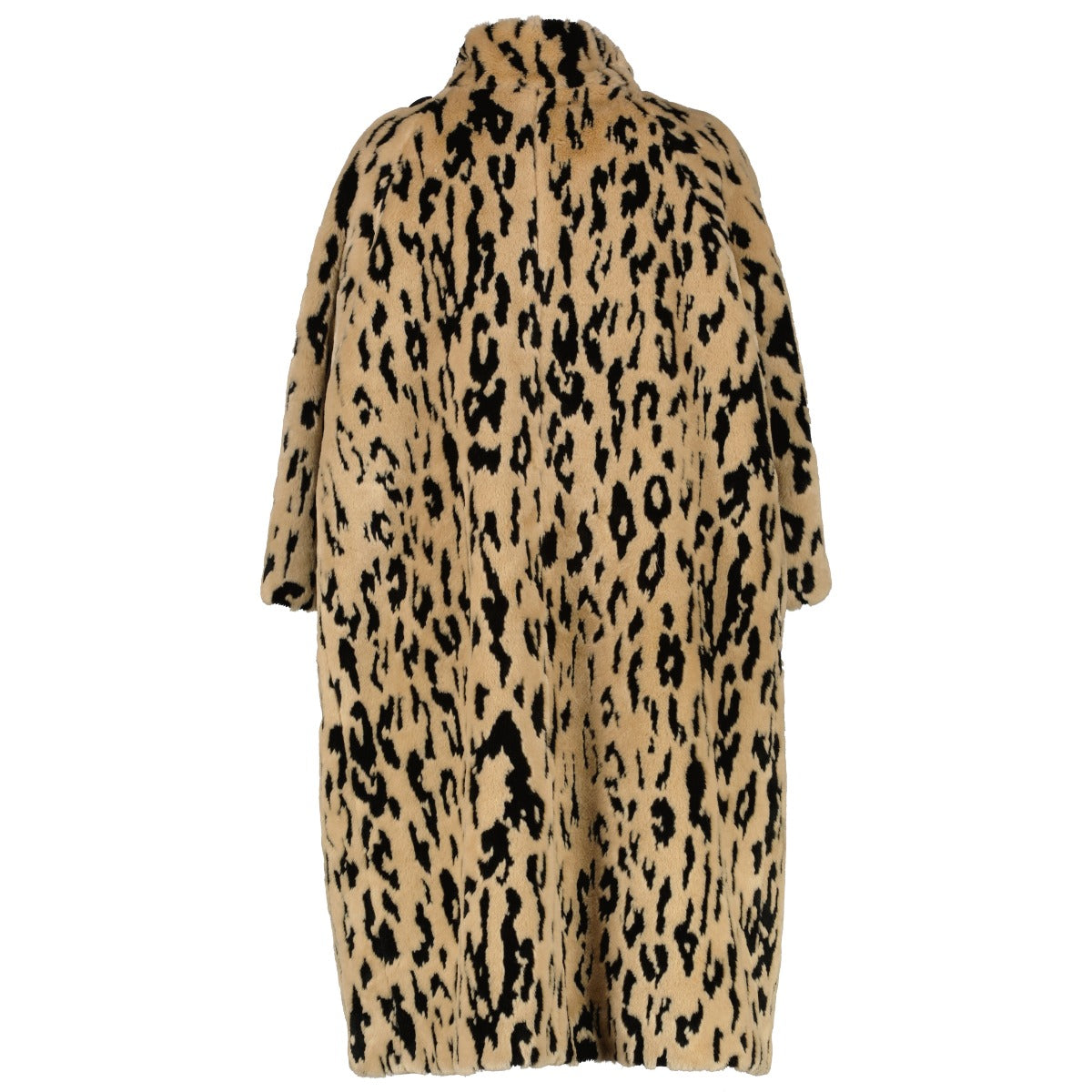 Balenciaga Spring 2018 Leopard Print Faux Fur Coat