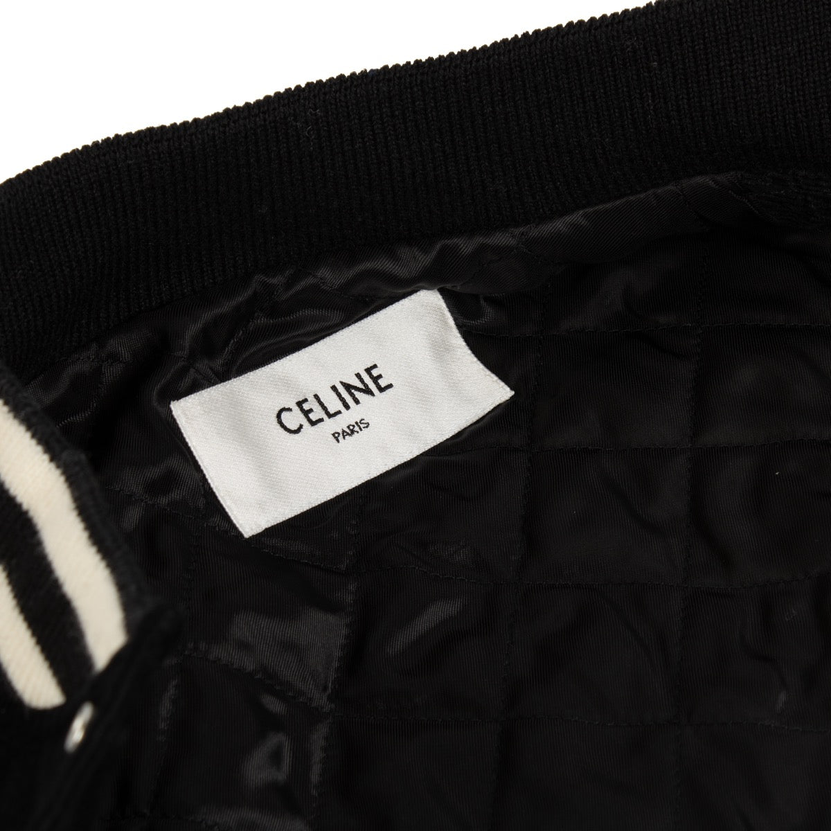 shop 100% authentic second hand Celine Black Varsity Jacket on Labellov.com