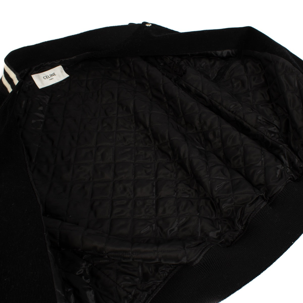 shop 100% authentic second hand Celine Black Varsity Jacket on Labellov.com