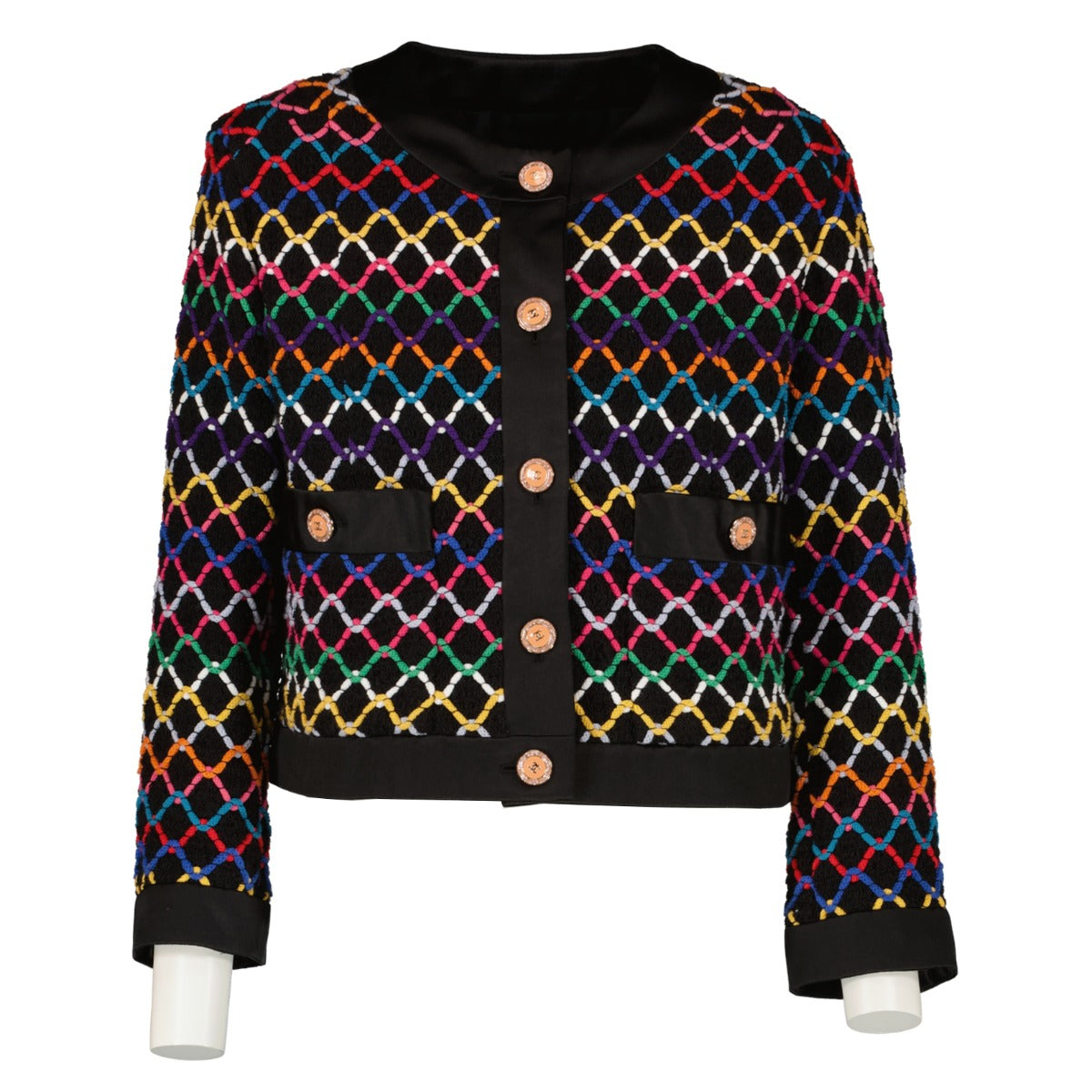 Chanel 22S Multicolor Tweed Jacket P72503V64213 NH780