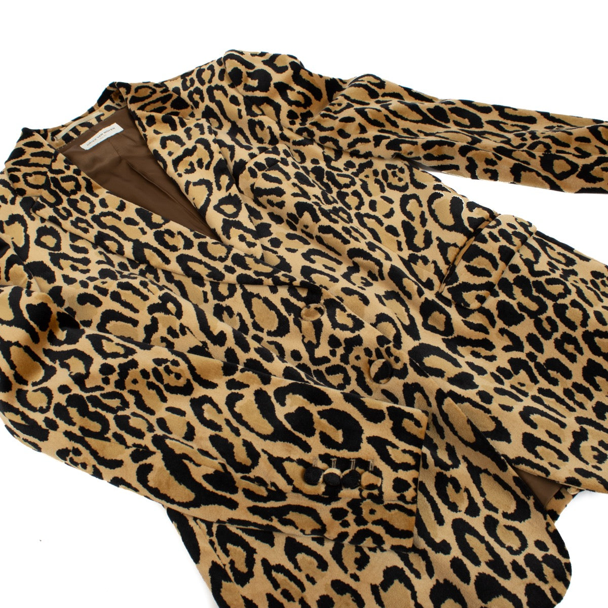 shop 100% authentic second hand Dries Van Noten Animal Print Blazer - Size 40 on Labellov.com