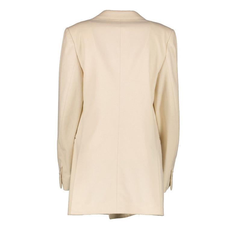 buy 100% authentic pre loved Dries Van Noten White Satin Lapel Blazer - Size FR38 on Labellov.com