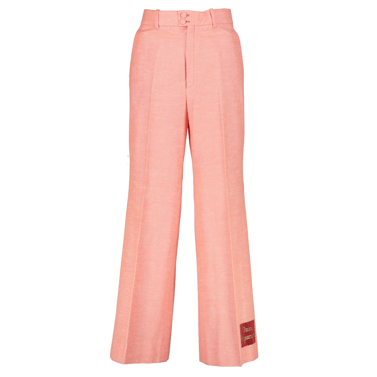 shop 100% authentic second hand Gucci Pink Orgasmique Trousers - Size 40 on Labellov.com
