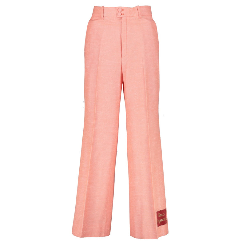 shop 100% authentic second hand Gucci Pink Orgasmique Trousers - Size 40 on Labellov.com