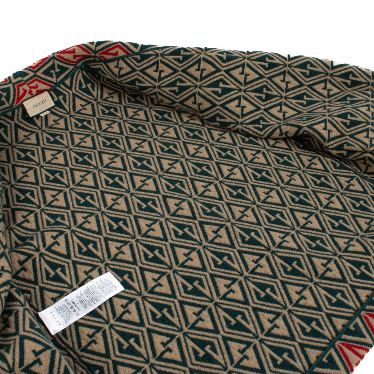 shop 100% authentic second hand Gucci Multicolor Wool Coat - Size S on Labellov.com