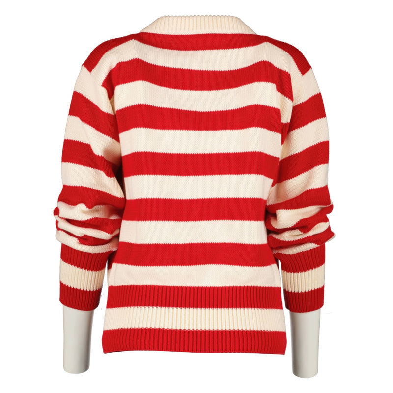 shop 100% authentic second hand Gucci Red And White Knitted Sweater - Size M on Labellov.com