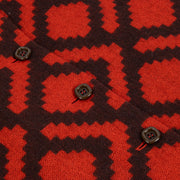 shop 100% authentic second hand Gucci Red Pattern Wool Skirt - Size 40 on Labellov.com
