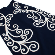 buy 100% authentic pre loved Prada Blue White Embroidered Skirt on Labellov.com