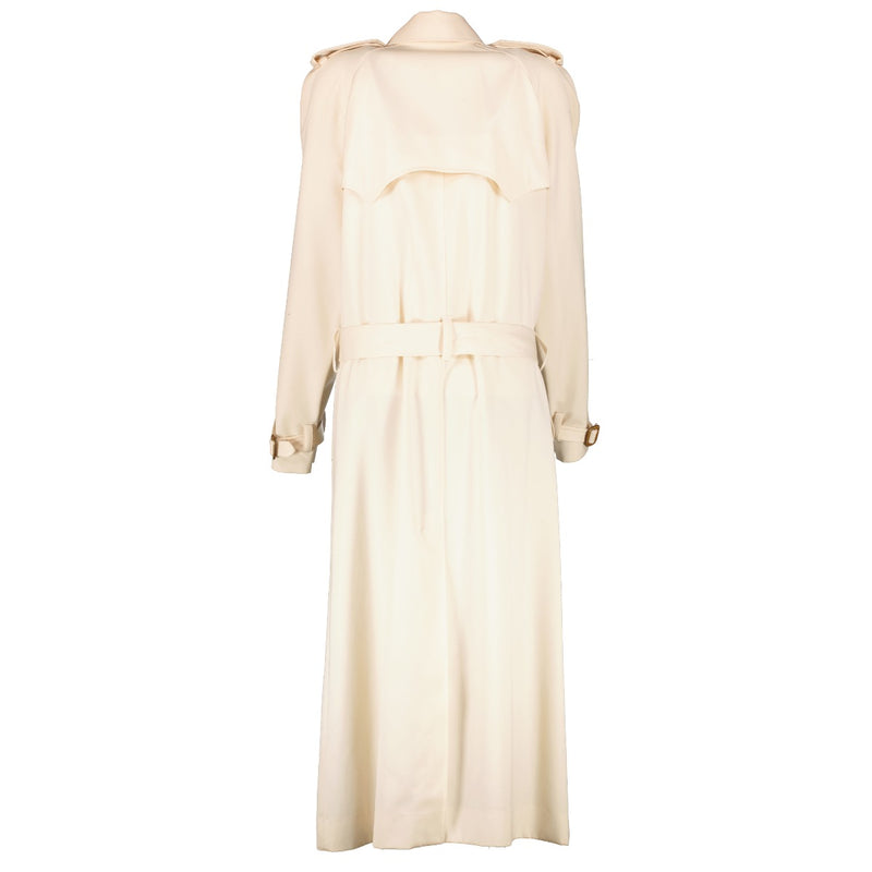 Shop 100% authentic secondhand Ralph Lauren Cream Trenchcoat - Size M/M on Labellov.com