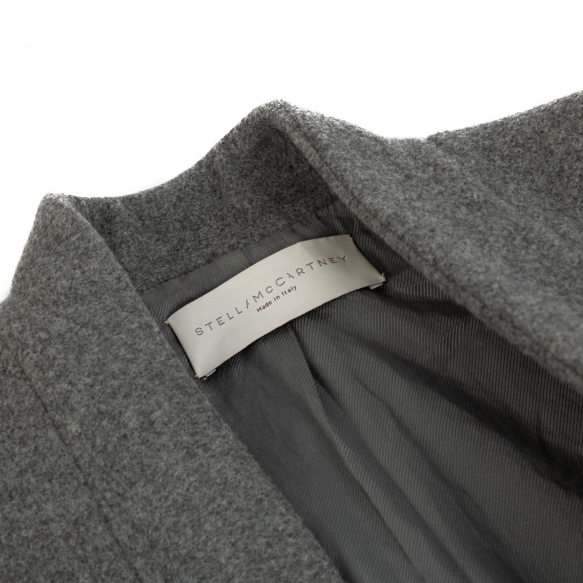 Shop 100% authentic secondhand Stella McCartney Grey Wool Coat - Size 42 on Labellov.com