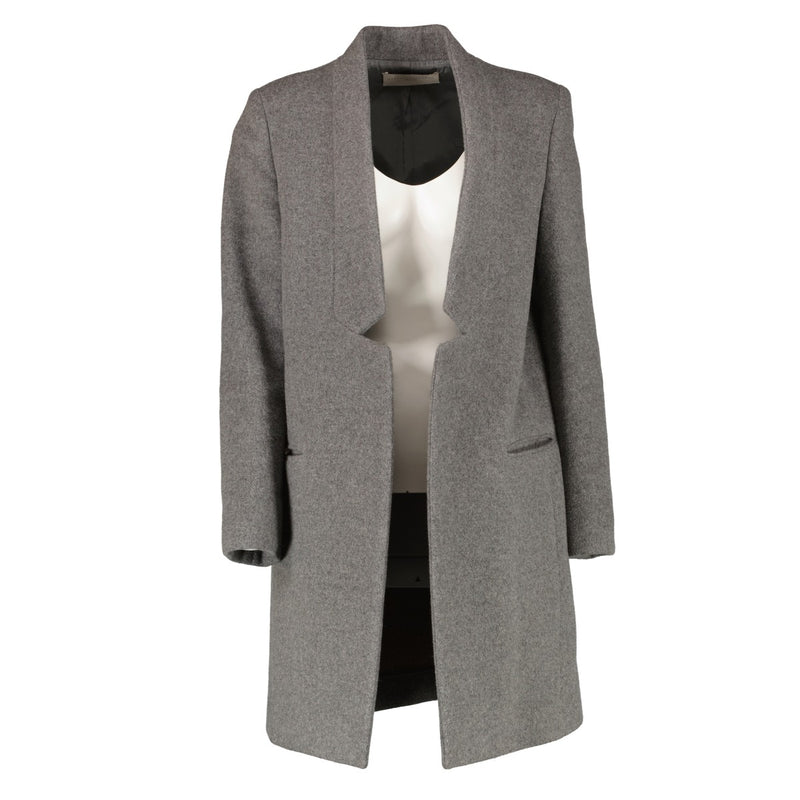 Shop 100% authentic secondhand Stella McCartney Grey Wool Coat - Size 42 on Labellov.com