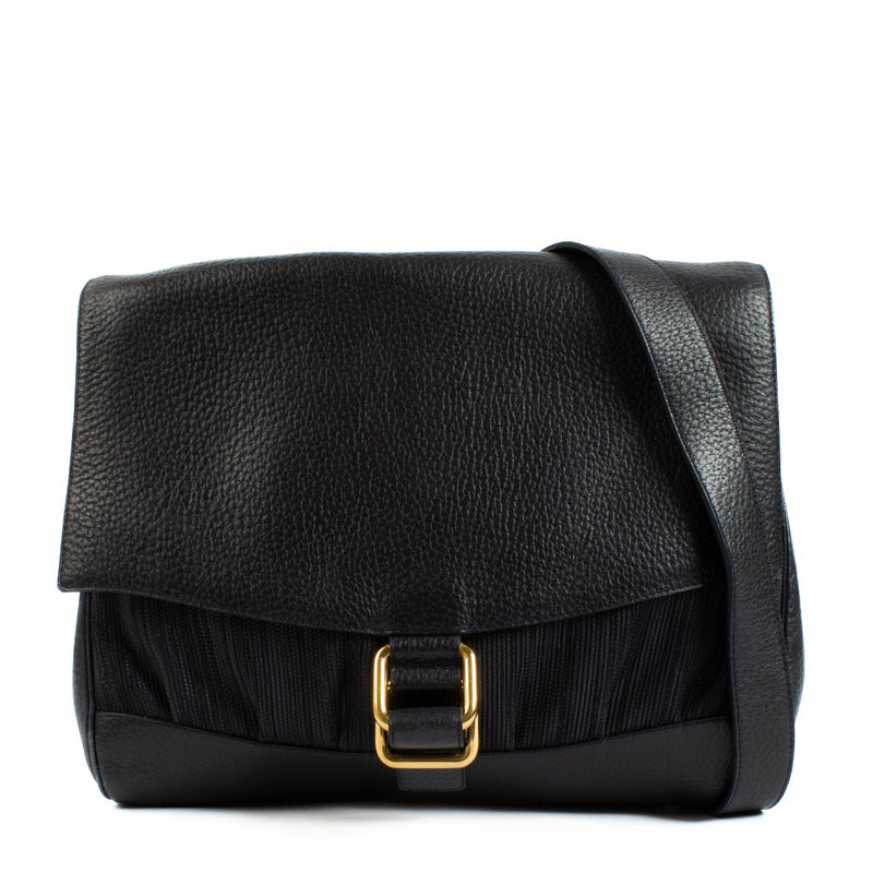 buy 100% authentic pre loved Delvaux Blue Toile de Cuir Crossbody Bag on Labellov.com