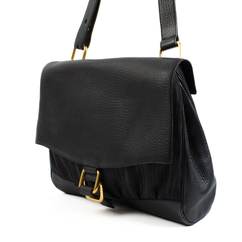 buy 100% authentic pre loved Delvaux Blue Toile de Cuir Crossbody Bag on Labellov.com