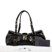 buy 100% authentic pre loved Prada Black Leather Shoulder Bag on Labellov.com