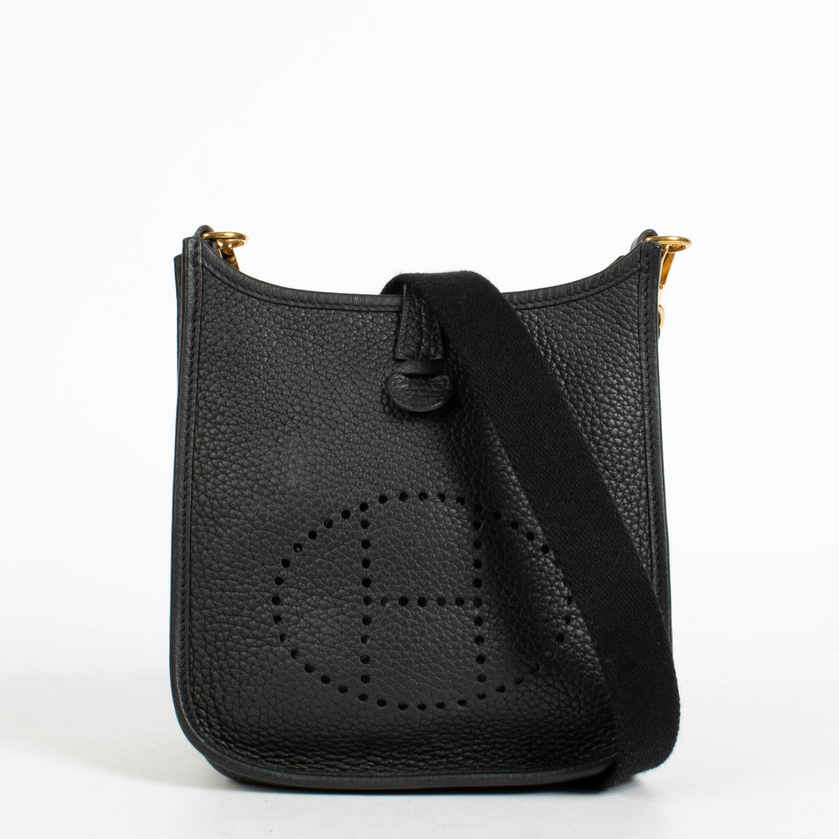 Are you looking for an authentic designer accessory? We buy and sell your preloved and brand new Hermès Evelyne 16 Black Taurillon Clemence GHW