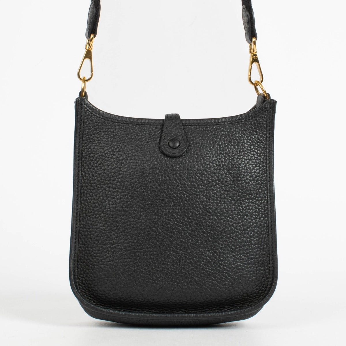 Are you looking for an authentic designer accessory? We buy and sell your preloved and brand new Hermès Evelyne 16 Black Taurillon Clemence GHW