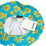 Jacquemus Blue Floral Bucket Hat