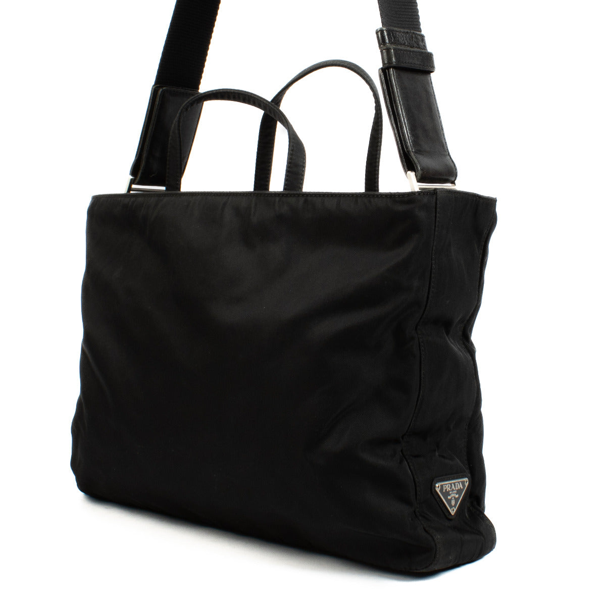 Prada Nylon Black Tote Bag