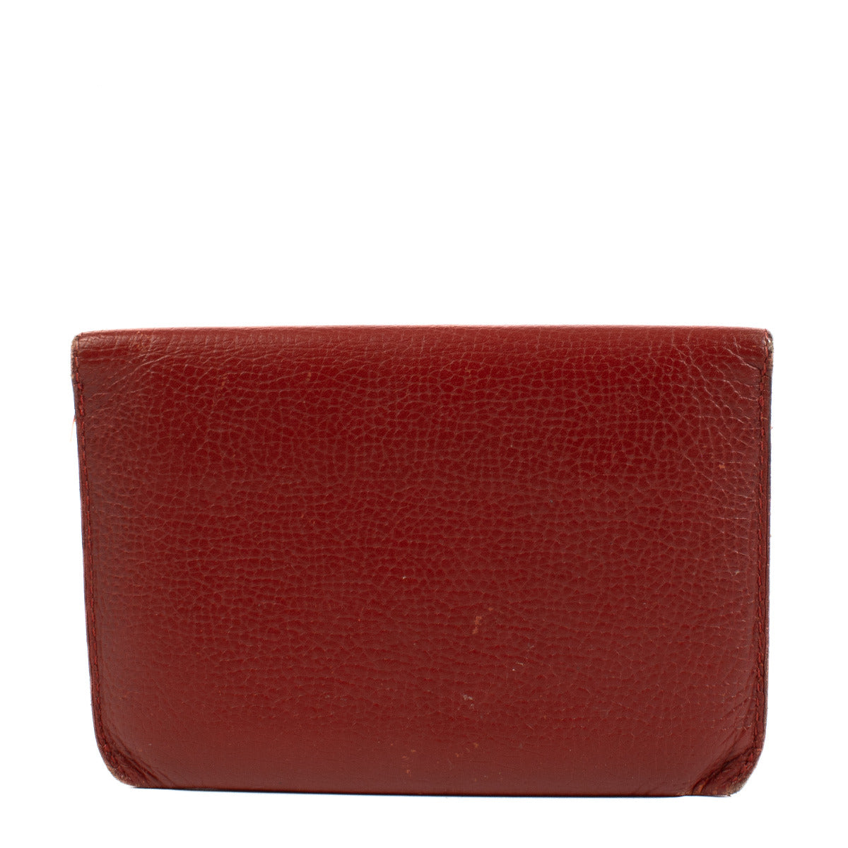 Delvaux Red Leather D Wallet Set