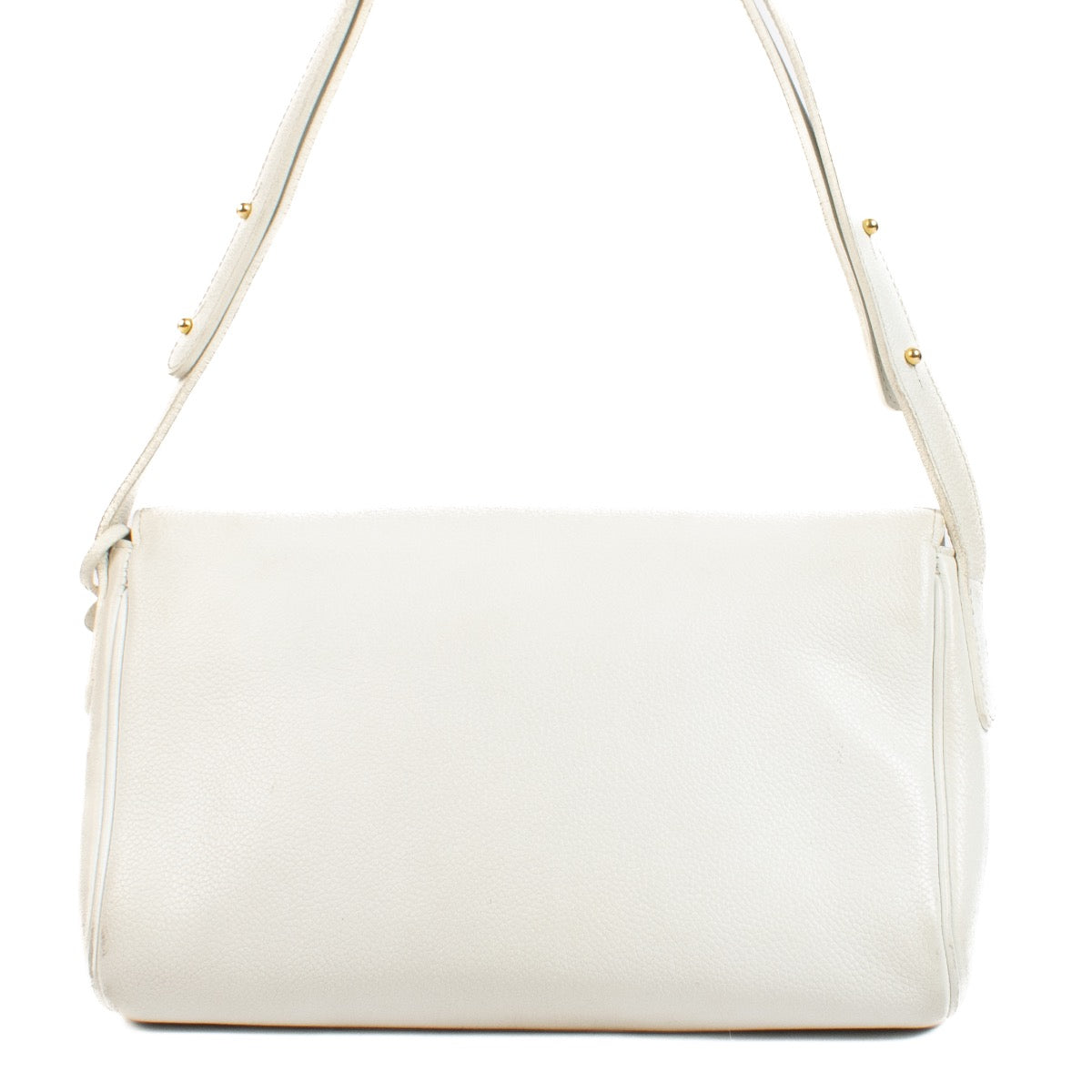 shop 100% authentic second hand Delvaux Passerelle Trotteur White Crossbody Bag on Labellov.com