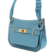 Authentic second hand brand new Hermès Jypsière Mini New Bleu Jean Evercolor GHW on www.labellov.com