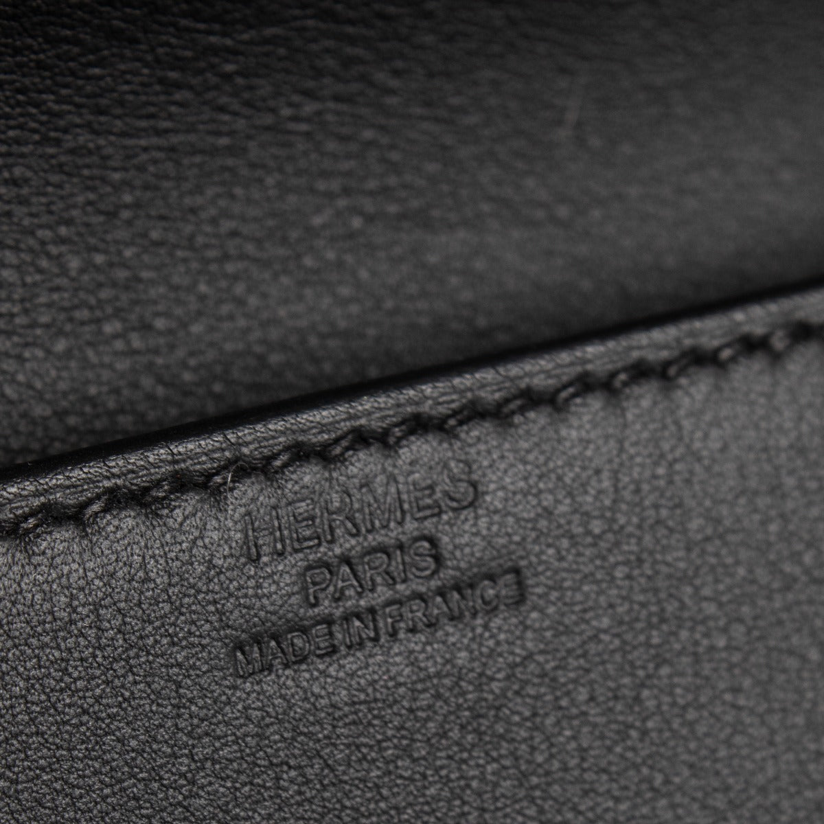 Hermès Birkin Shadow Pochette Logo Stamp