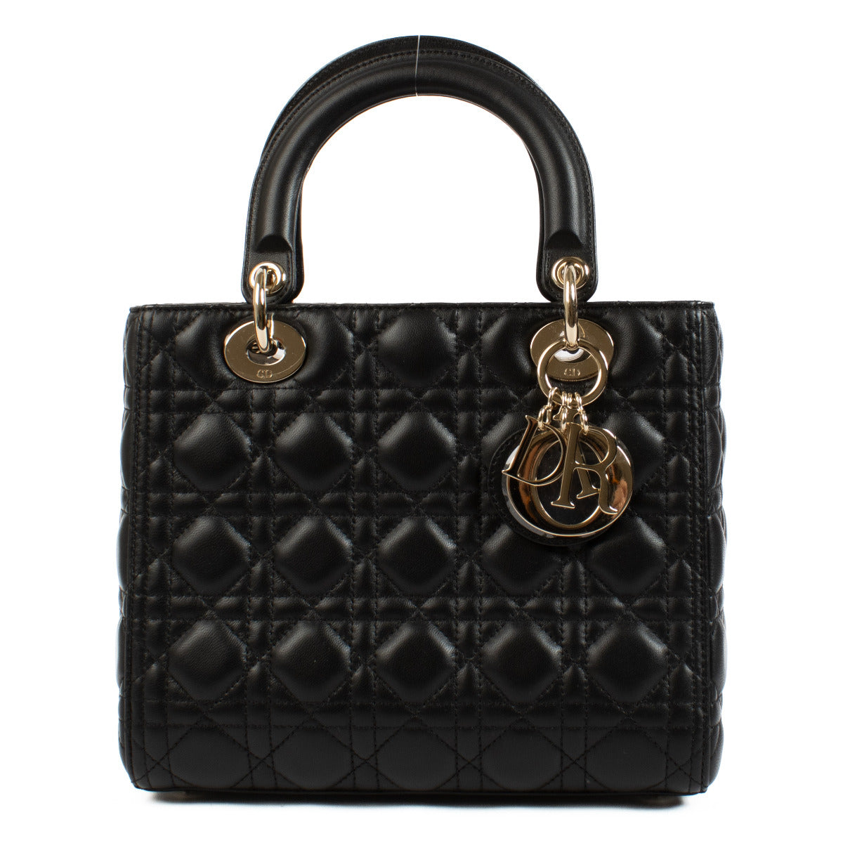 Christian Dior Black Medium Lady Dior Bag aan de beste prijs bij Labellov. We buy and sell your preloved and brand new designer items for the best price.