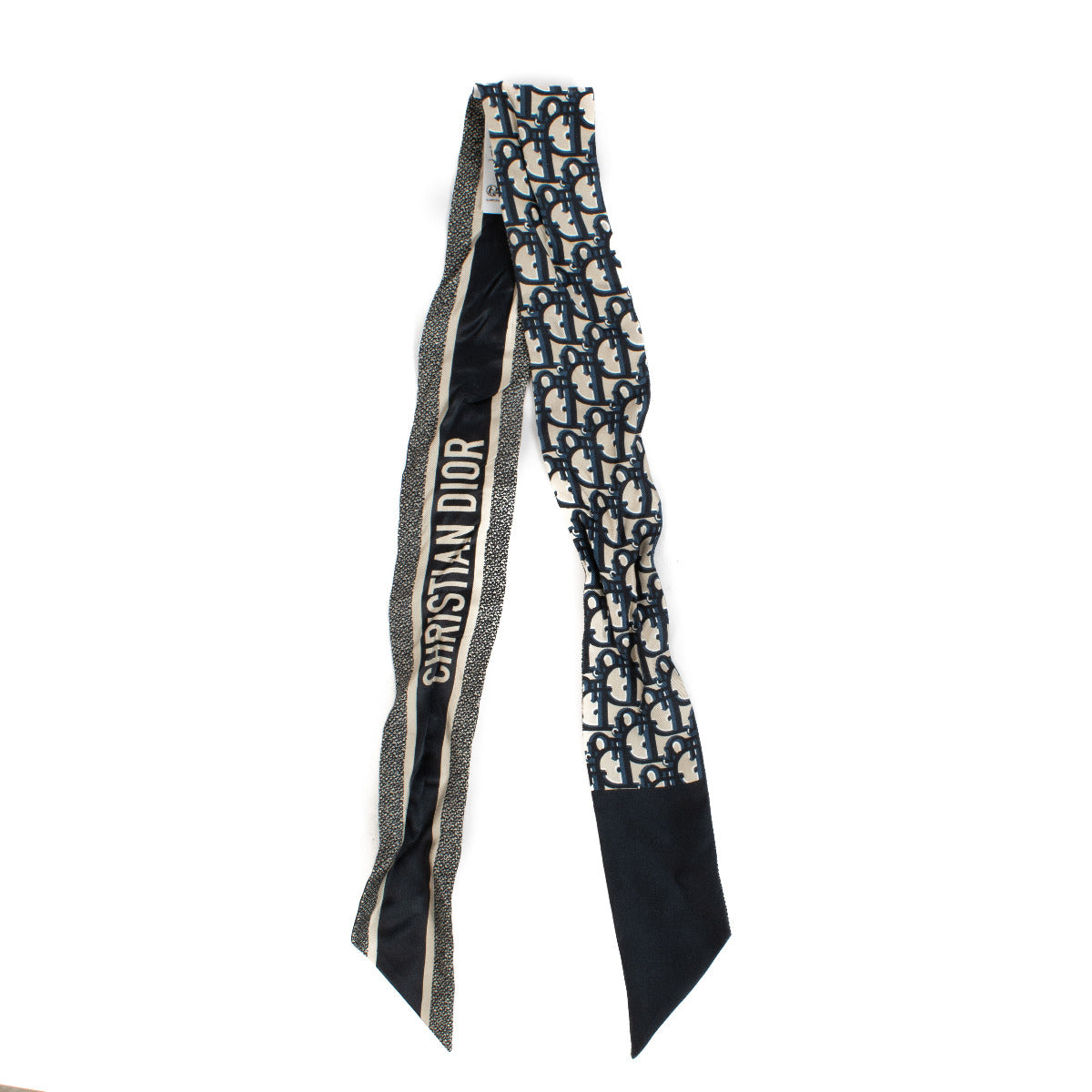 Christian Dior Oblique Mitzah Bandeau Scarf