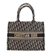 Christian Dior Blue Oblique Medium Book Tote