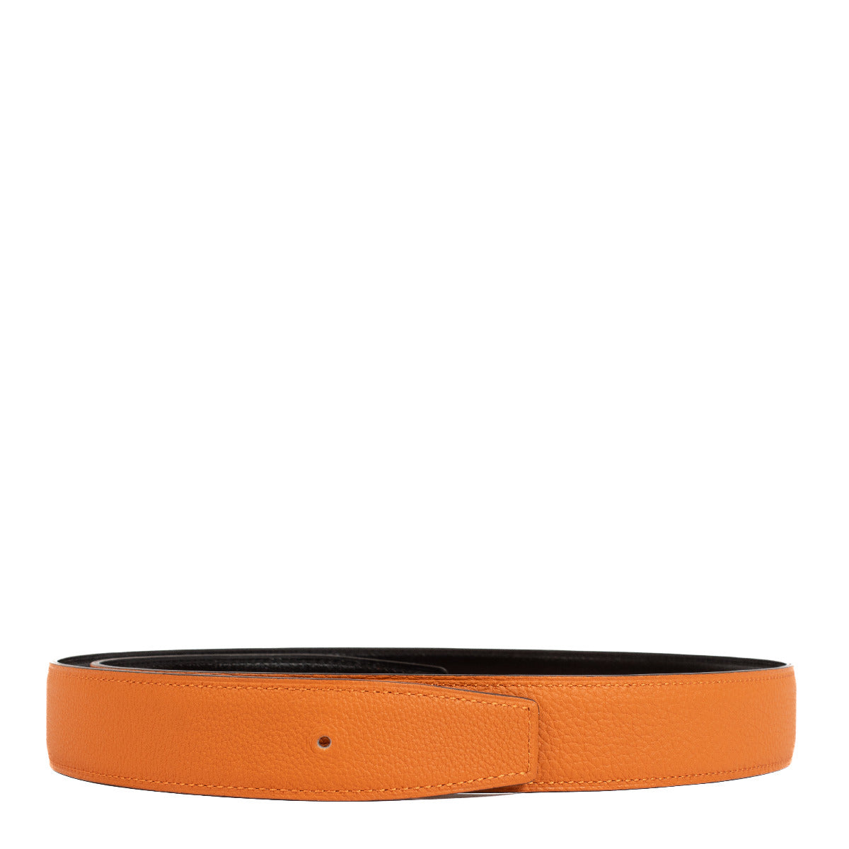 Hermès H Reversible Orange & Black Belt - size 90