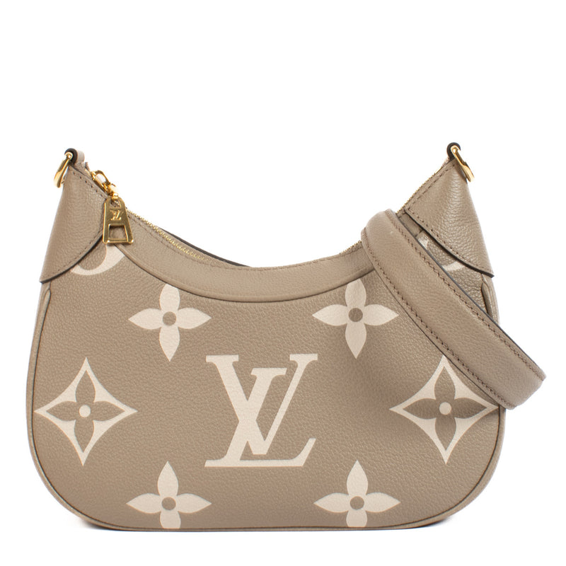 Louis Vuitton Taupe Bicolor Monogram Empreinte Bagatelle Bag