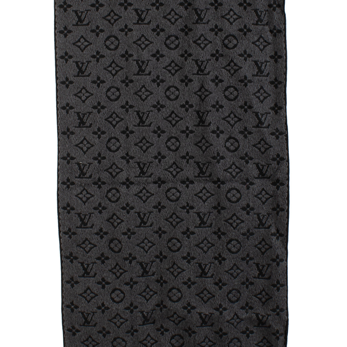 Louis Vuitton Monogram Classic Charcoal Scarf