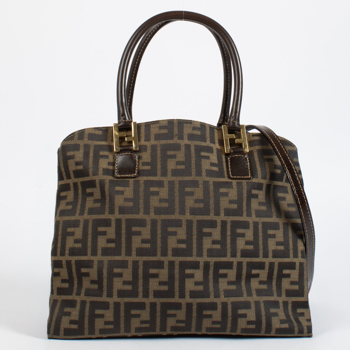 authentic preloved Fendi FF Zucca Handbag on Labellov.com