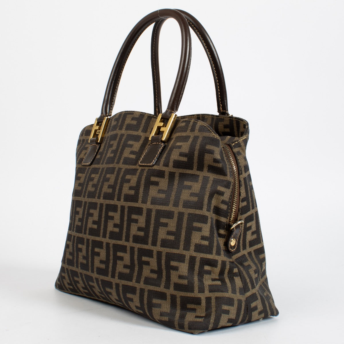 authentic preloved Fendi FF Zucca Handbag on Labellov.com