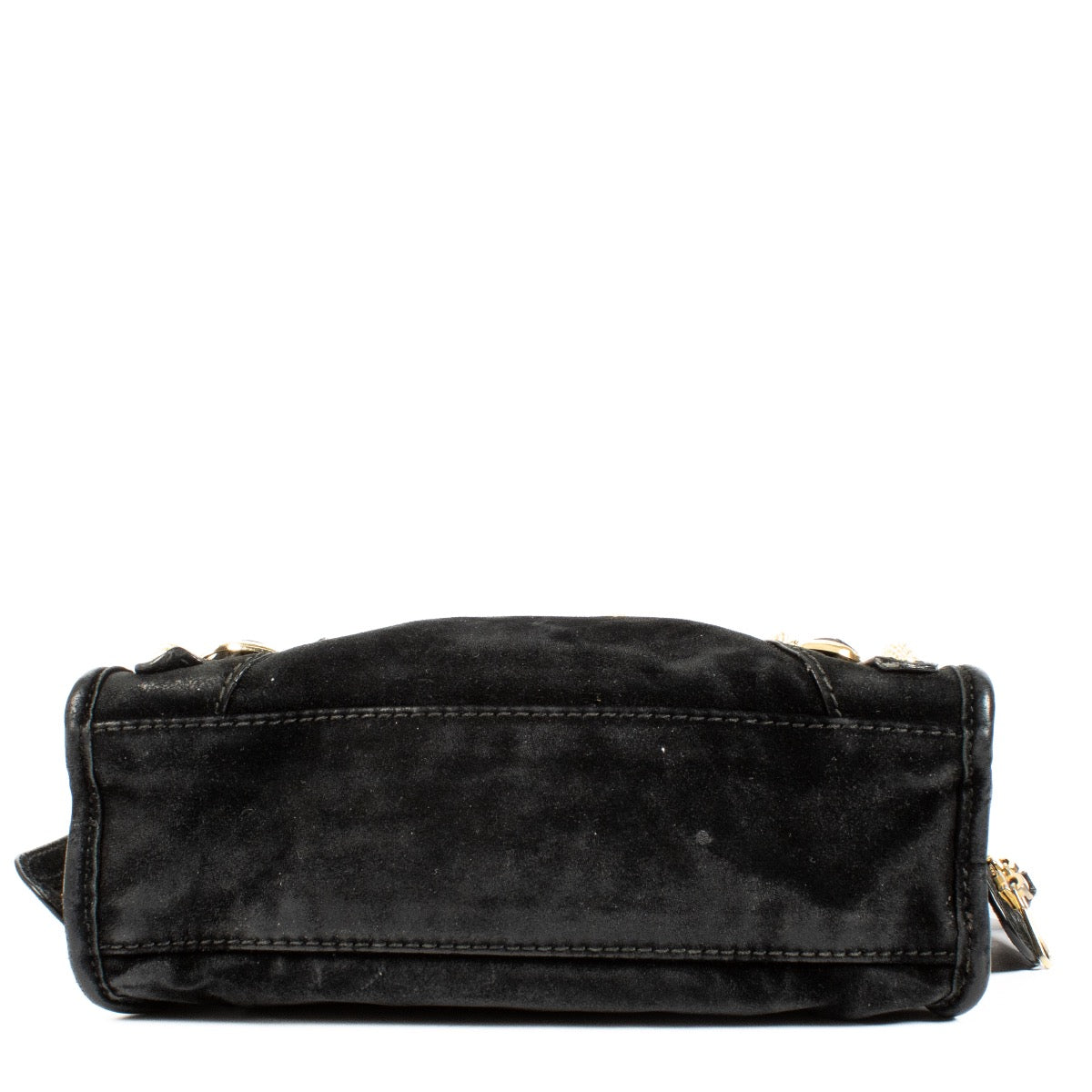 Shop safe online at labellov in Antwerp, Brussels and Knokke this 100% authentic second hand Balenciaga Black Suede Mini City Bag. Veilig online tweedehands authentiek Balenciaga Black Suede Mini City Bag handtas kopen bij Labellov.