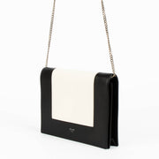 Shop this 100% authentic Celine Black/White Frame Chain Bag at Labellov.com