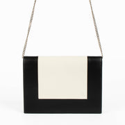 Shop this 100% authentic Celine Black/White Frame Chain Bag at Labellov.com