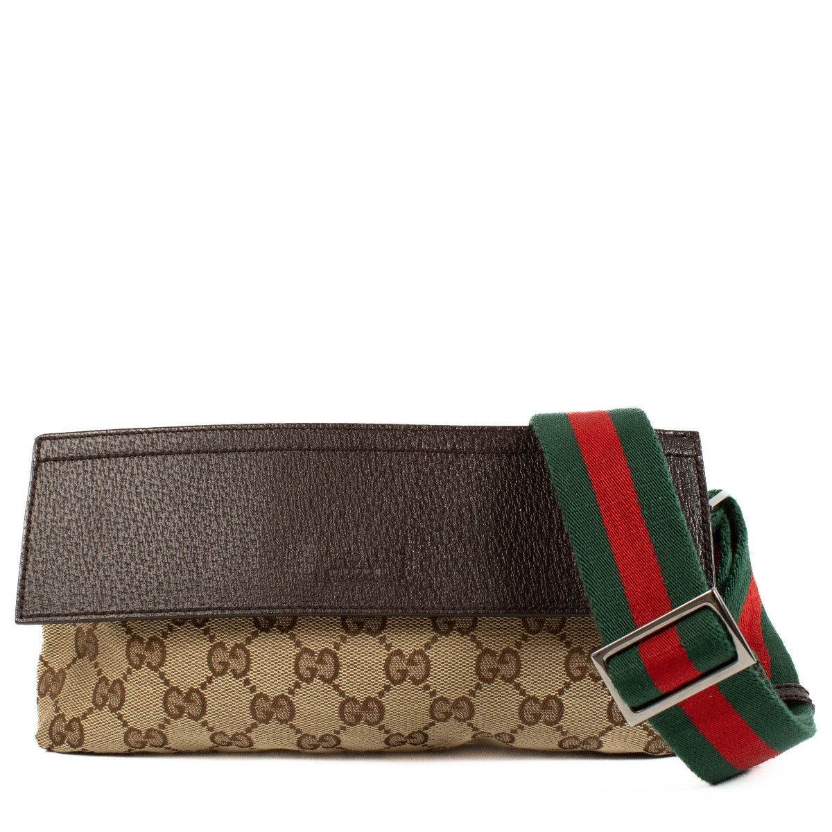 Shop safe online at Labellov in Antwerp, Brussels and Knokke this 100% authentic second hand Gucci GG Canvas Belt Bag. Veilig online tweedehands authentieke Gucci GG Canvas Belt Bag handtas kopen bij Labellov.