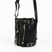 Shop this 100% authentic Saint Laurent Black Multi Zipper Emmanuelli Crossbody at Labellov.com