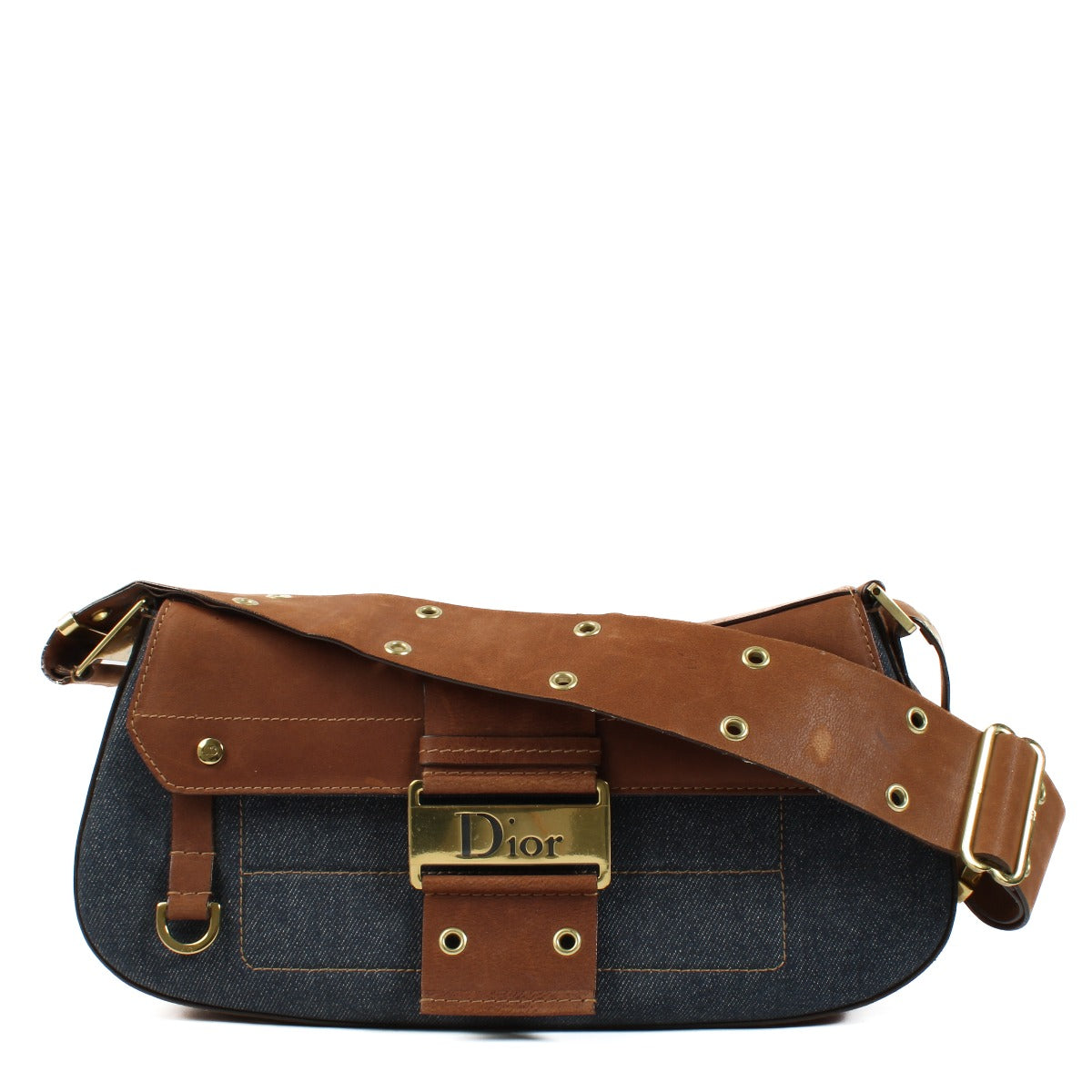 shop 100% authentic second hand Christian Dior Denim Columbus Bag on Labellov.com