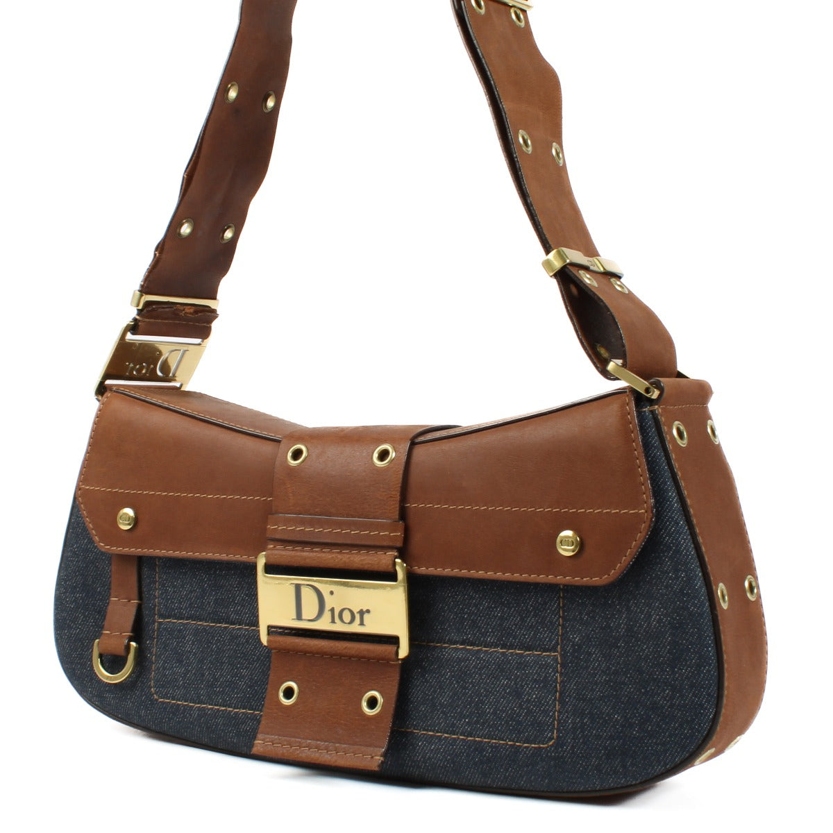 shop 100% authentic second hand Christian Dior Denim Columbus Bag on Labellov.com