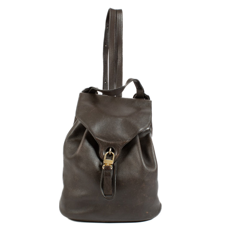 buy 100% authentic pre loved Delvaux Brown Soleil Backpack on Labellov.com