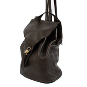 buy 100% authentic pre loved Delvaux Brown Soleil Backpack on Labellov.com
