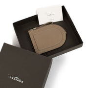 buy 100% authentic pre loved Delvaux Taupe D Coin Purse Wallet on Labellov.com