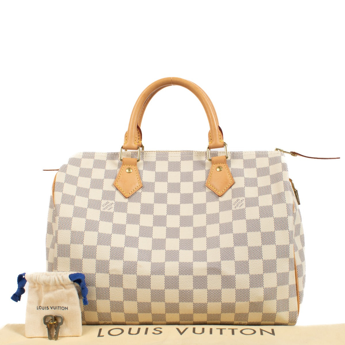 Louis Vuitton Damier Azur Speedy 30 Handtas