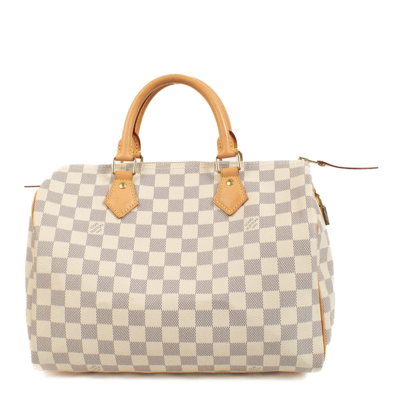 buy 100% authentic pre loved Louis Vuitton Damier Azur Speedy 30 Top Handle on Labellov.com